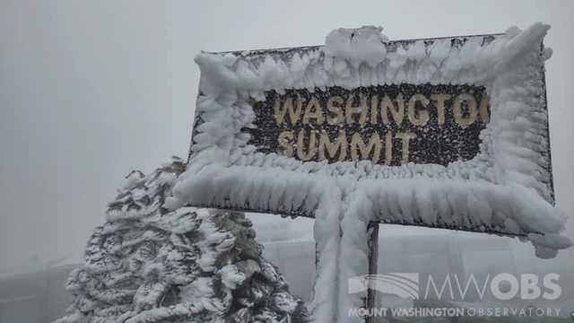 Images show summertime ice at Mount Washington summit - Vimarsana News