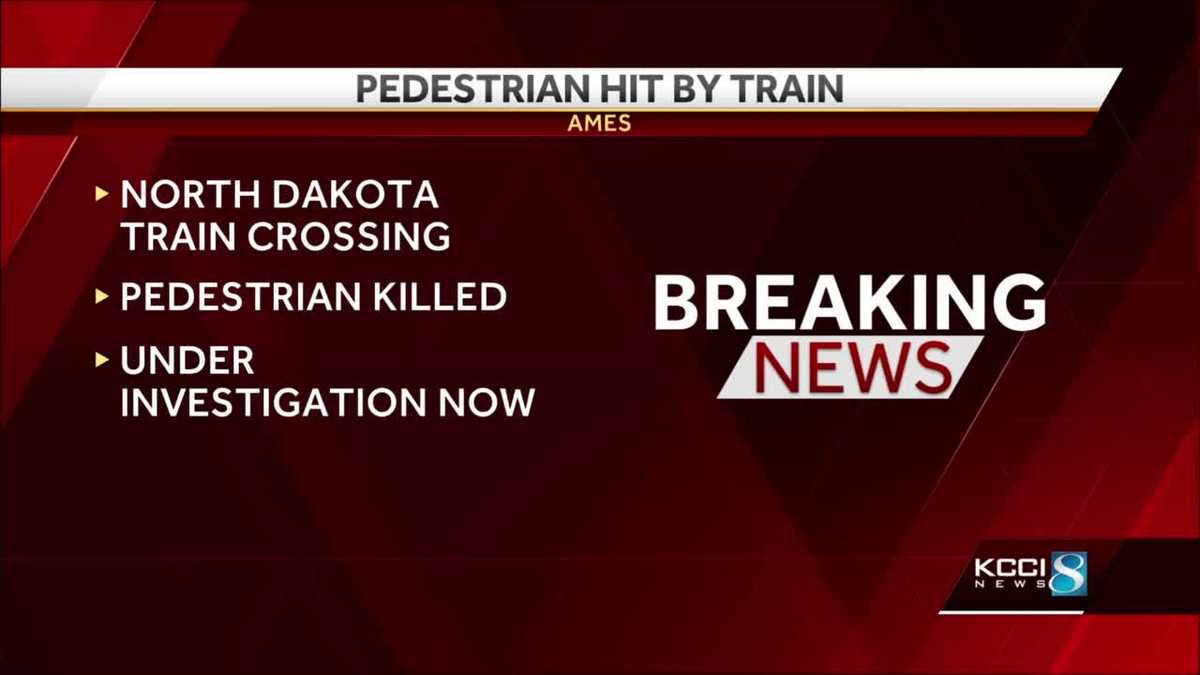 Iowa pedestrian killed after being hit by train - KCCI