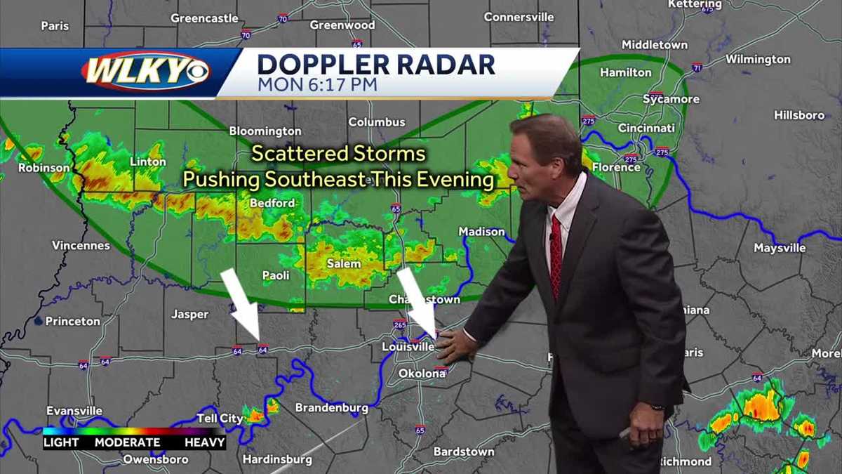 Storms early this evening... More heat Tuesday