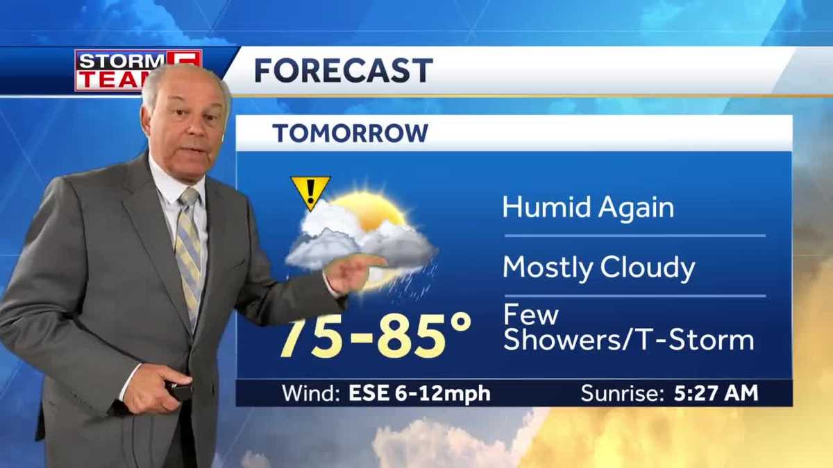 Video: Humidity returns Wednesday with threat of strong storms