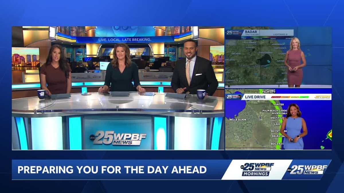 Chance of Afternoon Showers and Storms for South Florida