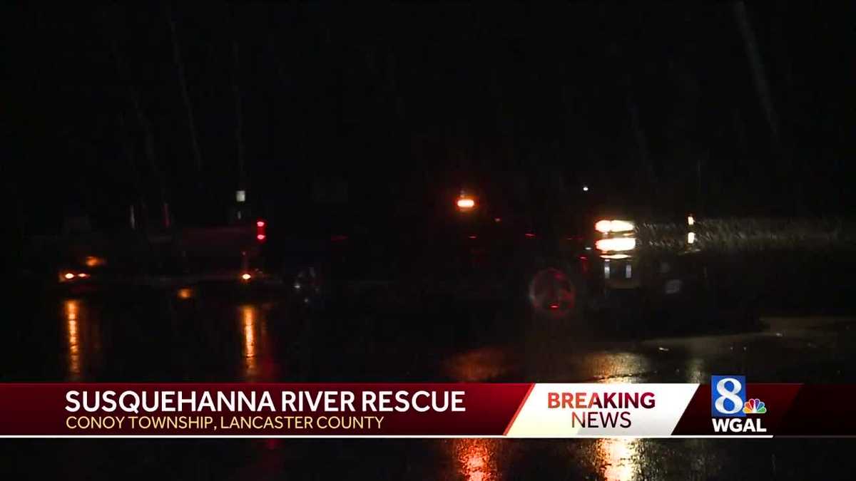 Sunday morning water rescue on Susquehanna River