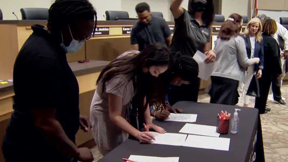 Orange County Public Schools signs on future teachers during ...