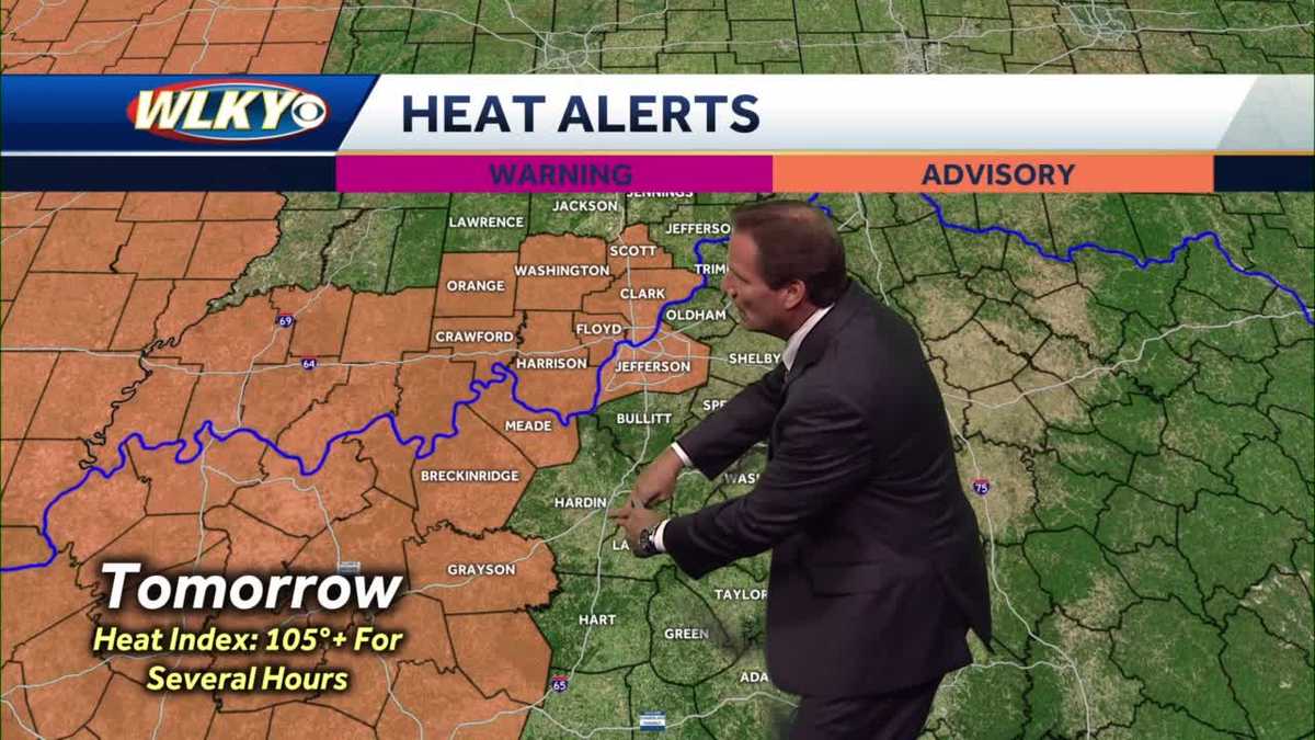 More heat with a few storms Thursday