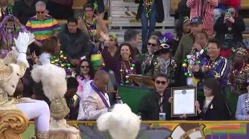 New Orleans Mardi Gras Day live coverage