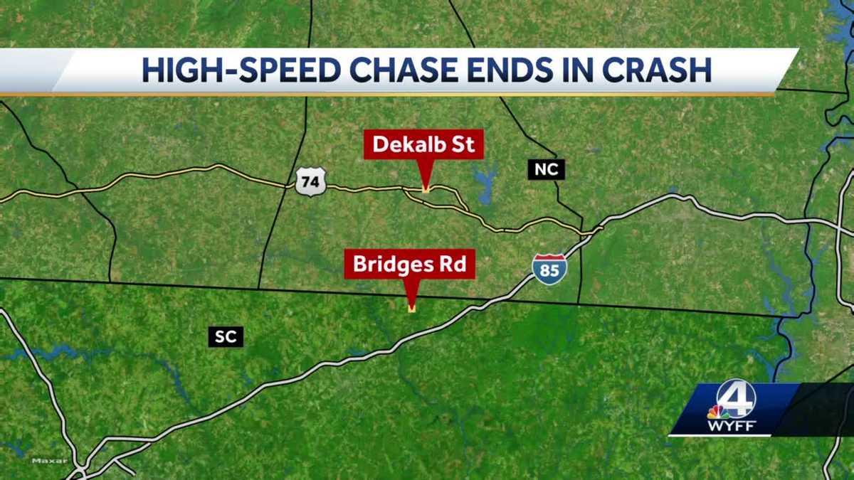 South Carolina Shooting during highspeed chase ends in deadly crash