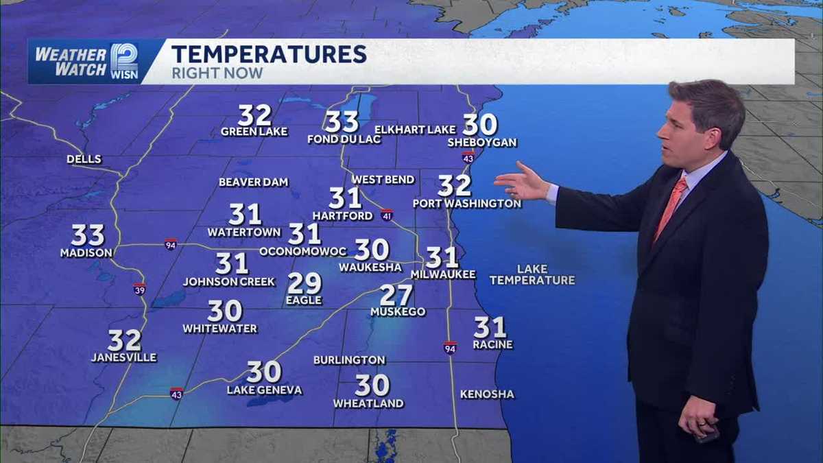 SE Wisconsin warms up before Opening Day rain chance