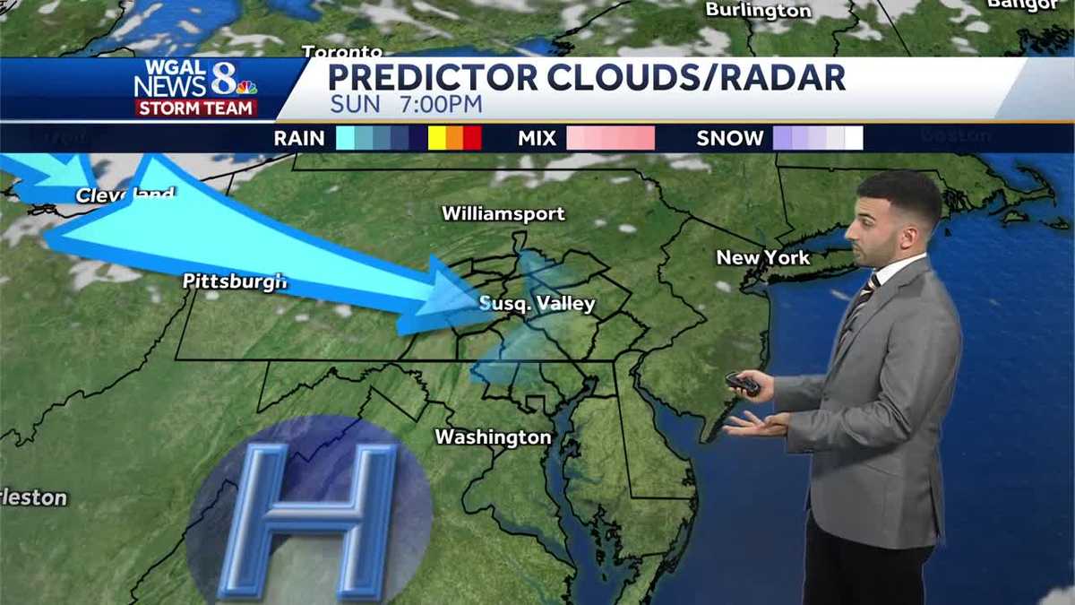 Clear skies tonight, mostly sunny and pleasant this week