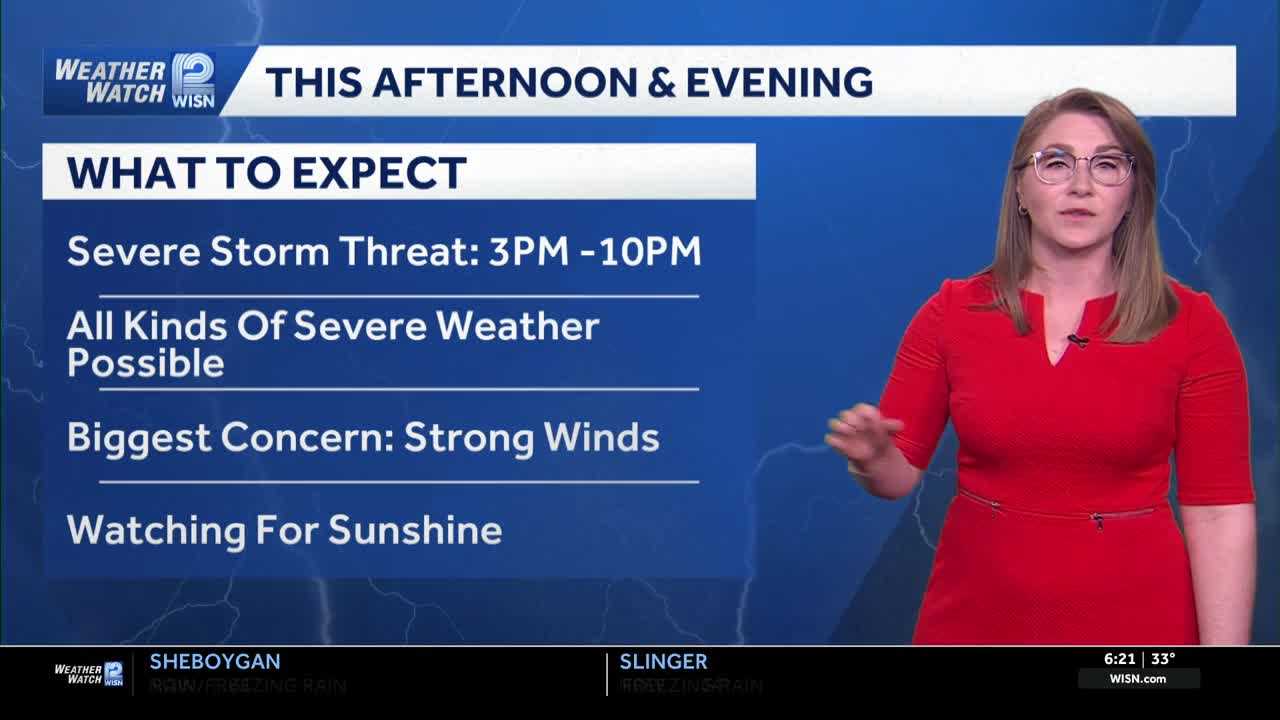 Rain, freezing rain to severe storm threat Thursday in SE Wisconsin