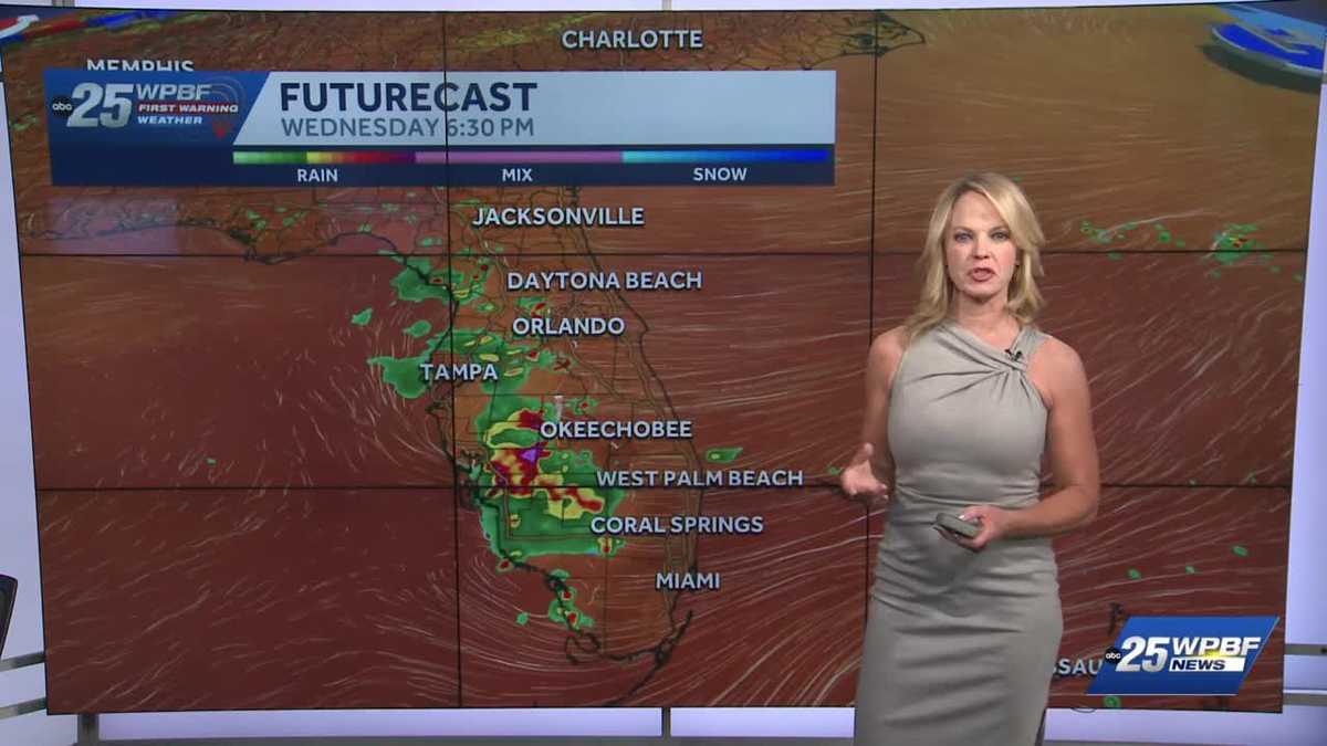 Humid with PM Storms for South Florida
