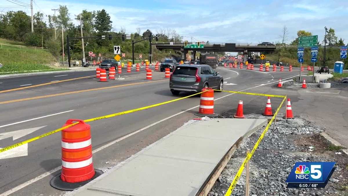 Drivers navigate brand new Diverging Diamond Interchange - WPTZ