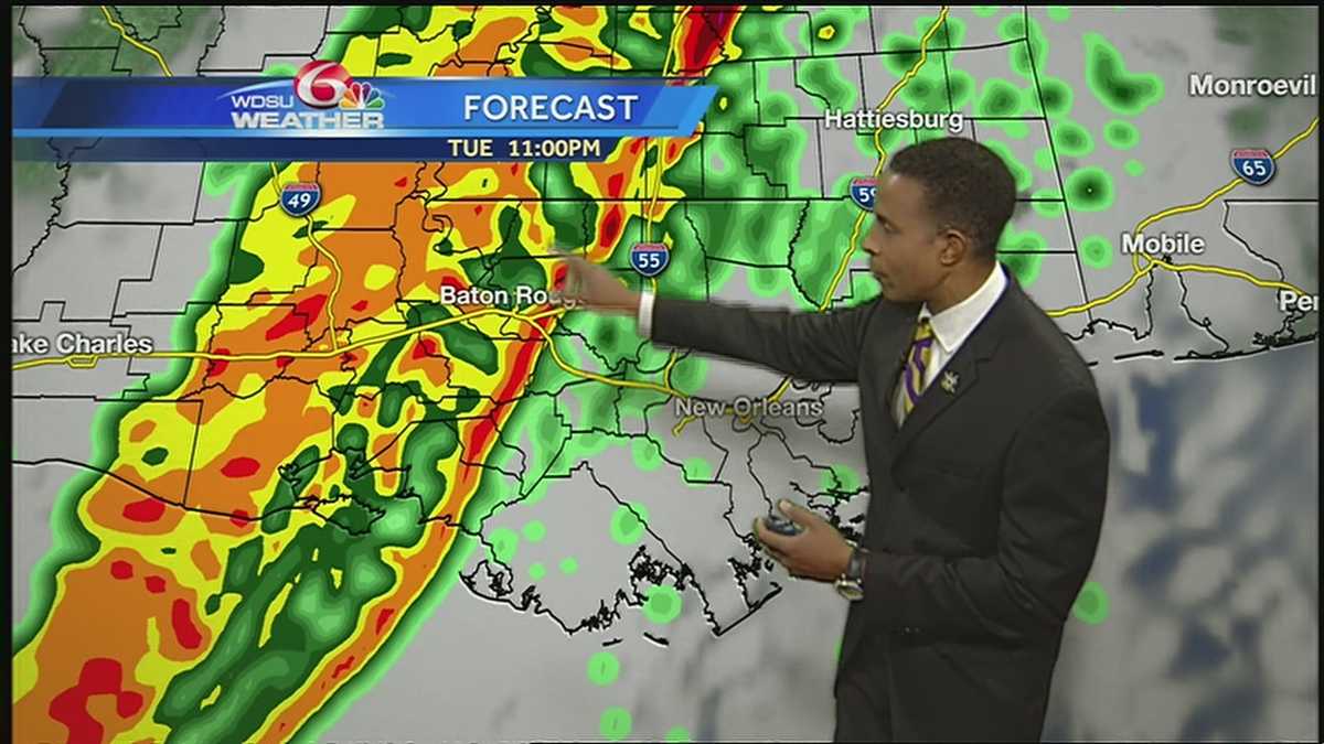 A cloudy, warm and humid Tuesday with showers and storms tonight