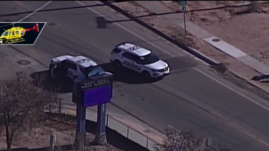 Gun fires in student's backpack at West Mesa High School
