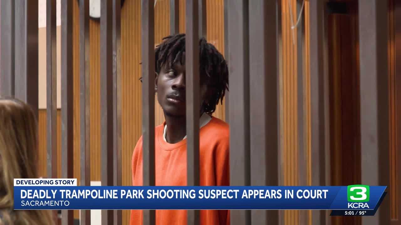 Man accused in deadly Sacramento trampoline park shooting appears in court