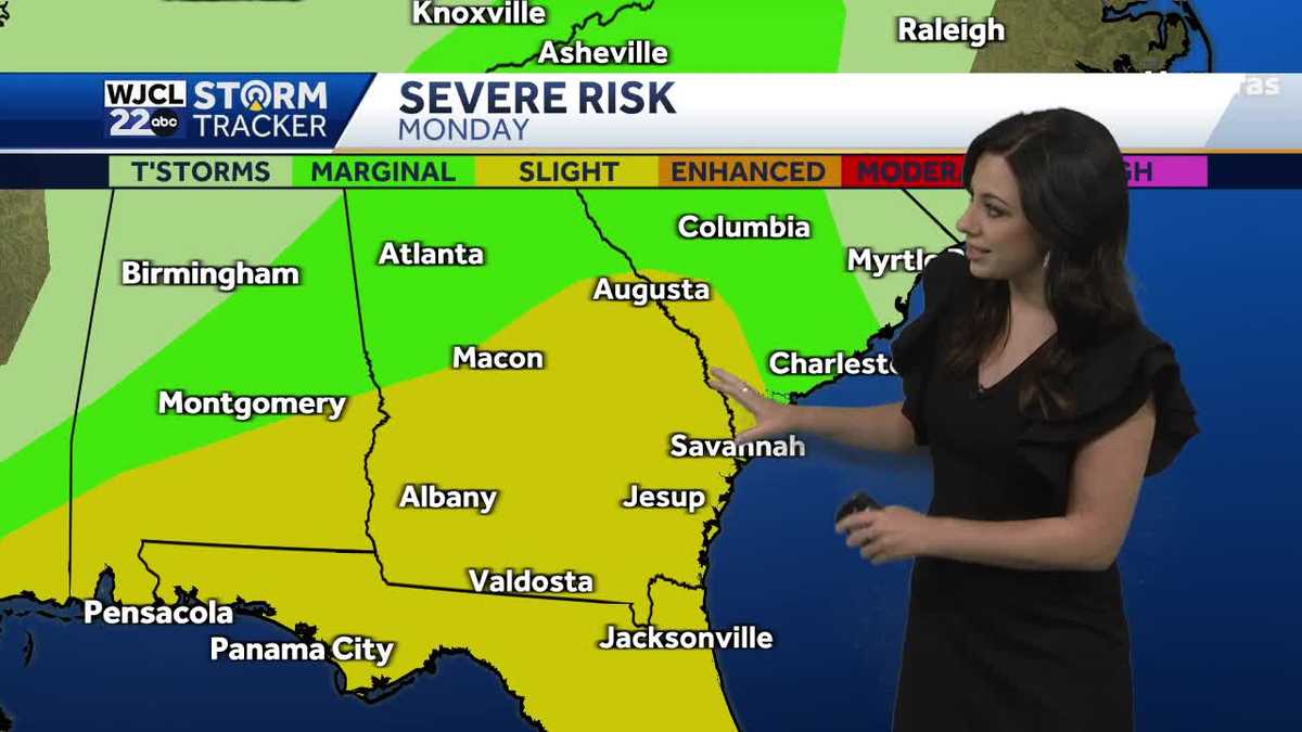 Storms are likely for the majority of the work week