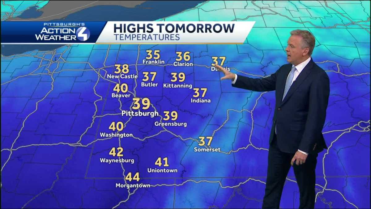 Chilly tonight, sunny and cold on Saturday