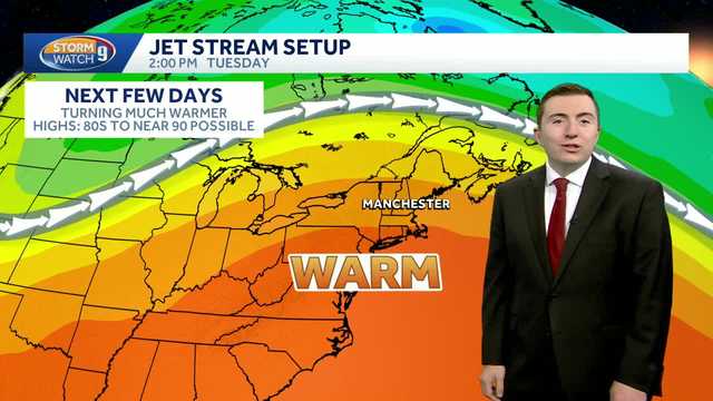 Video: Warmer weather returns for the weekend