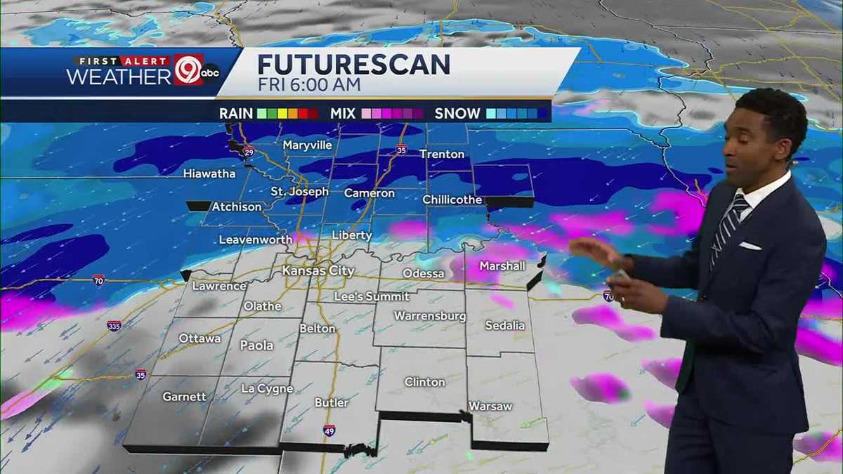 KC has snow is in the forecast for Friday morning!