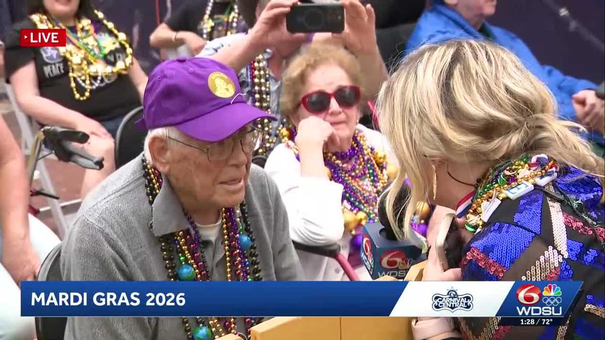 92-year-old West Virginia man checks off bucket list trip to New Orleans Mardi Gras