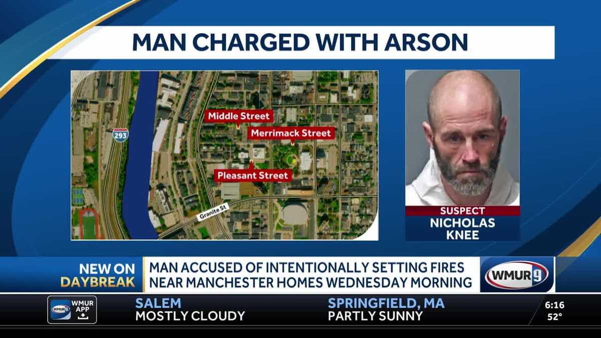 Man charged with arson in connection with several fires