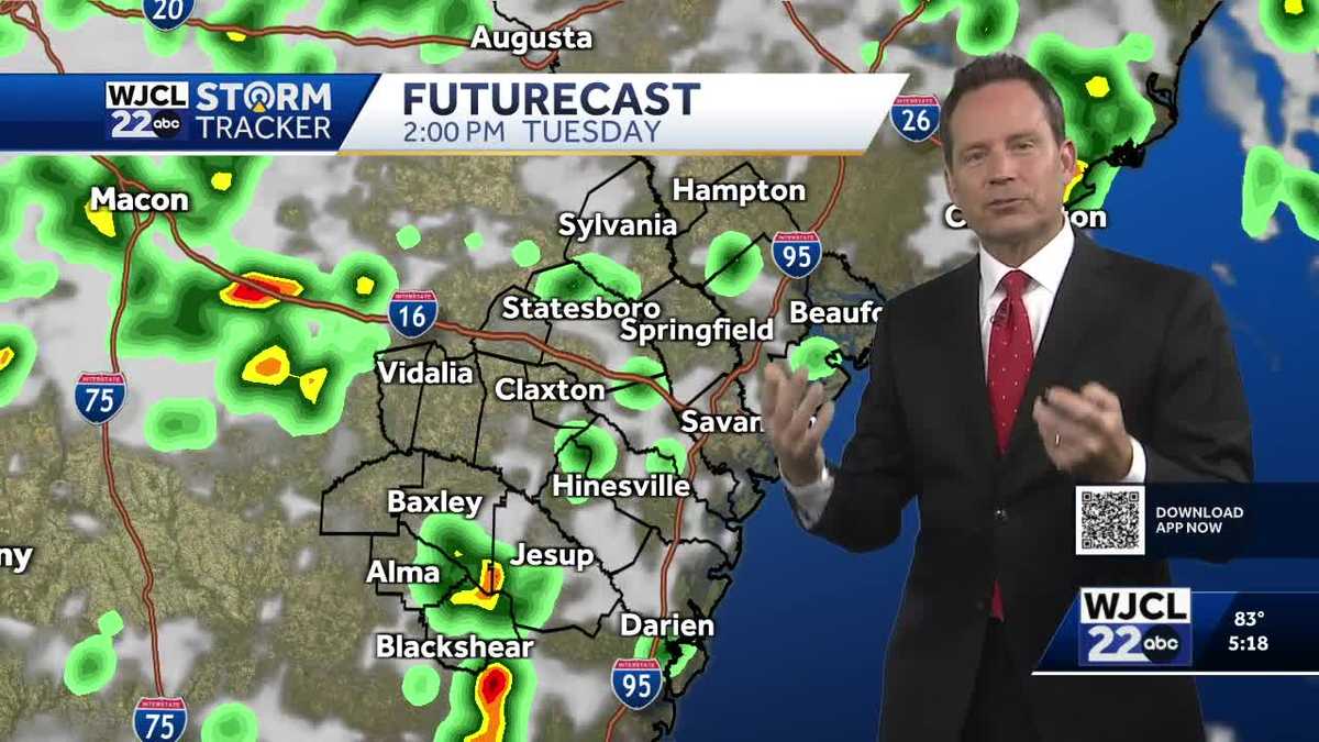 Savannah: Tracking rain chances and the tropics - WJCL