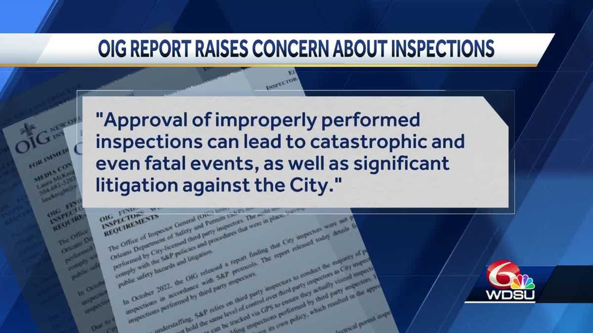 New Orleans OIG Safety and Permits report