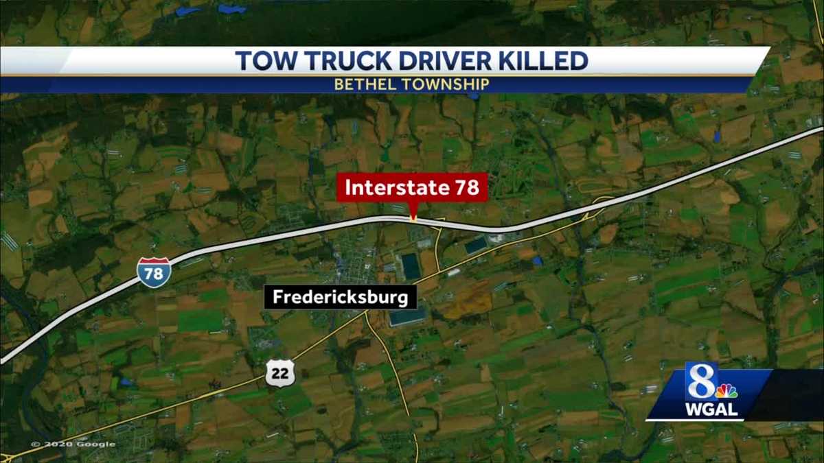 Tow truck driver hit, killed along Interstate 78 in Berks County