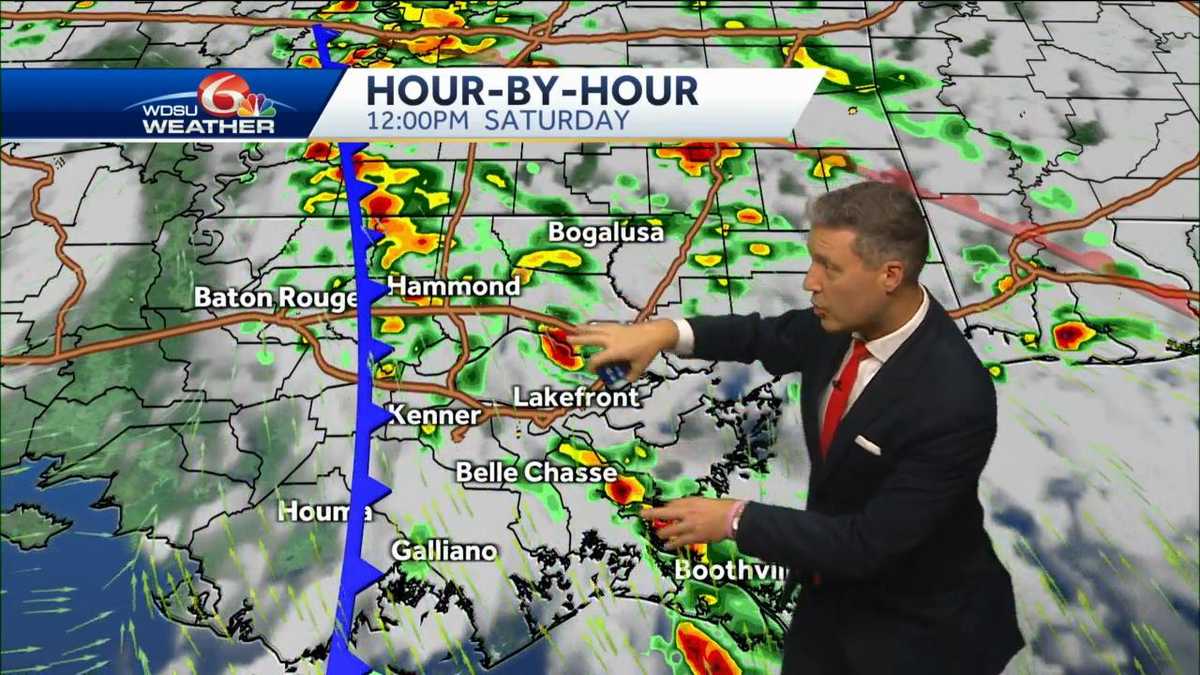 new orleans tornadoes saturday severe storms weekend forecast