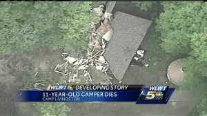 Falling tree kills girl at SE Indiana camp