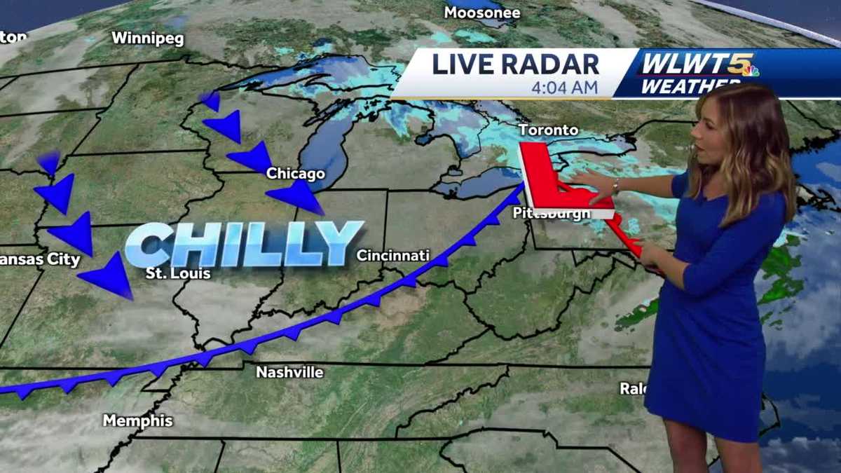 Chilly and breezy Sunday afternoon