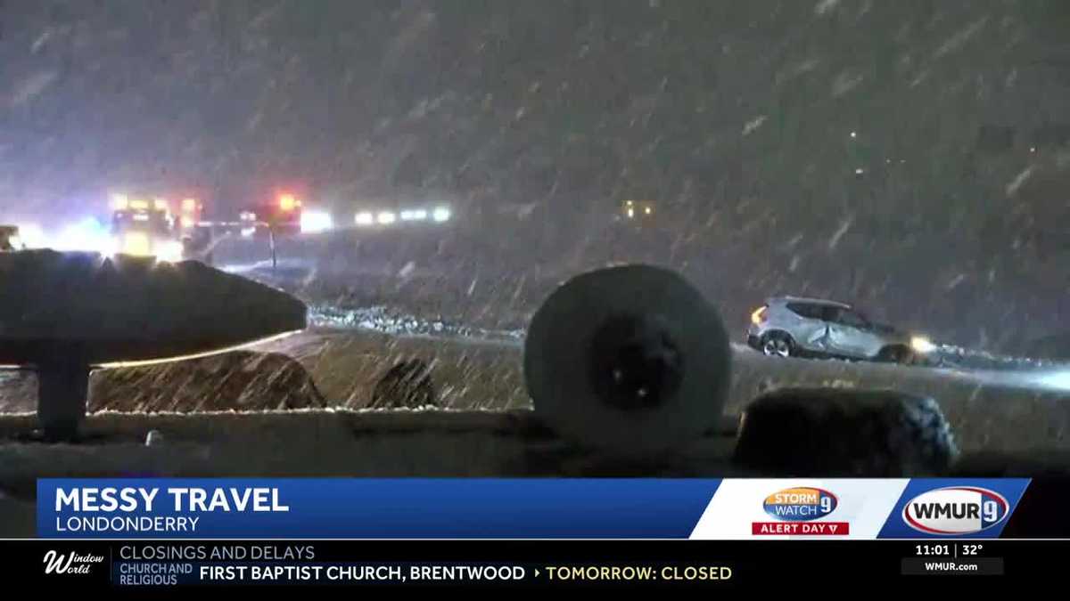 New Hampshire State Police cruiser struck while trooper helped another driver