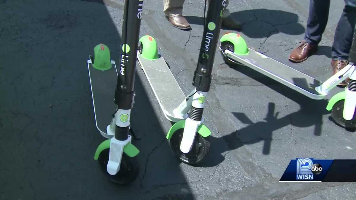 Electric scooters hit the streets of Milwaukee