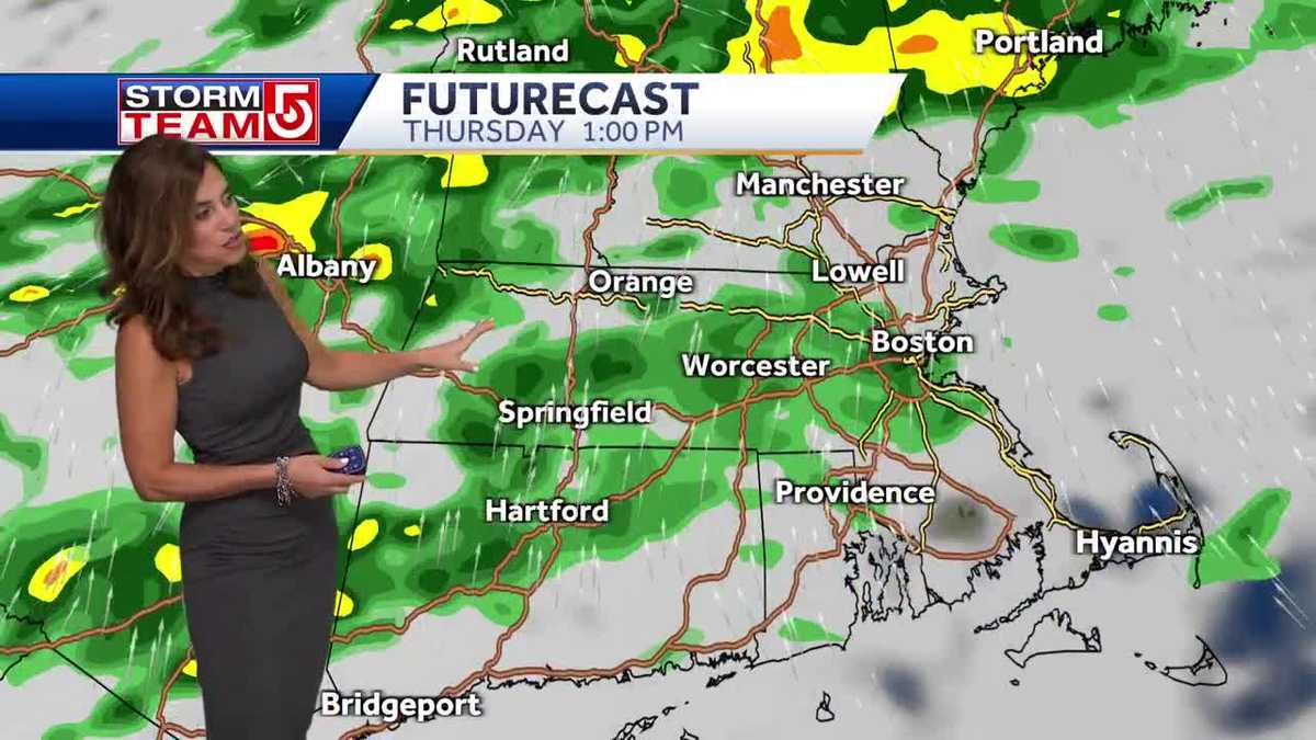 Video: Showers move in midday - WCVB