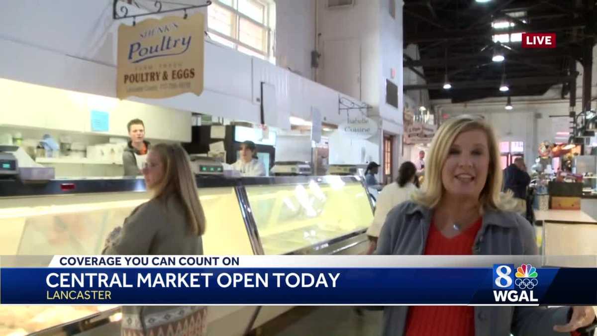 Lancaster Central Market Open For Thanksgiving Shopping