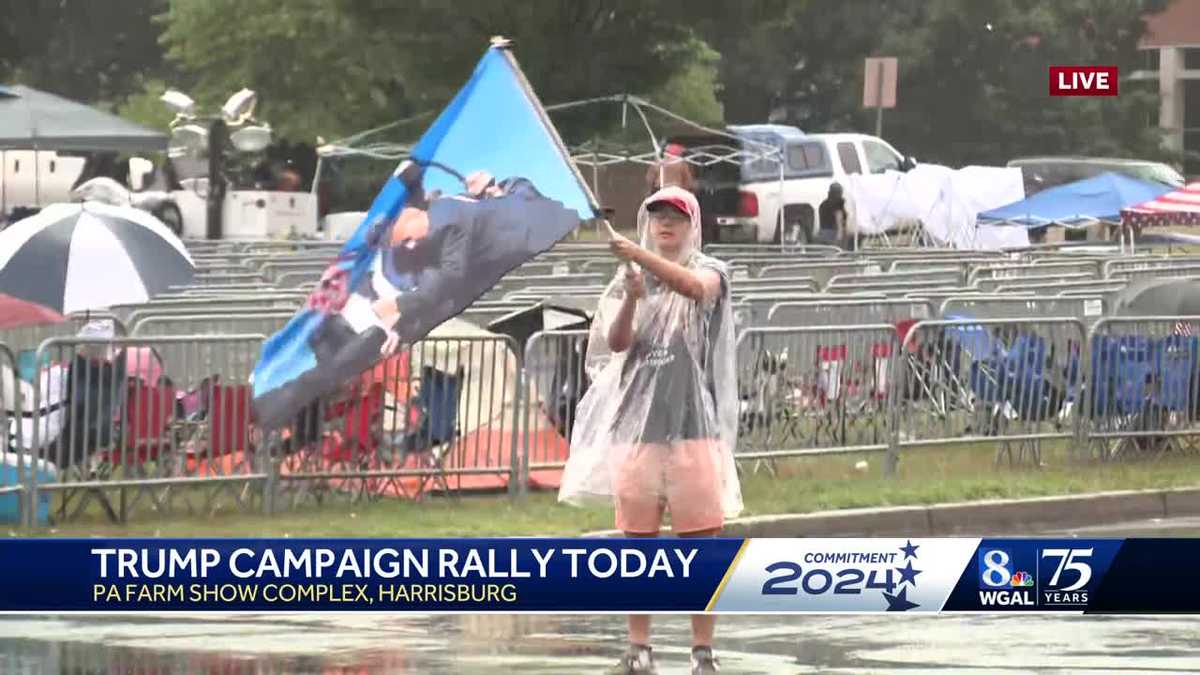 Donald Trump to rally in Harrisburg today