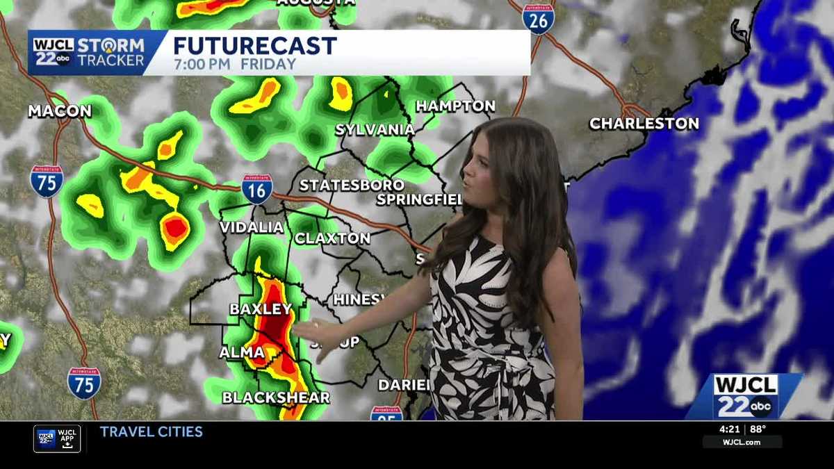 Some rain is on the way for Southeast Georgia and the Lowcountry...here ...