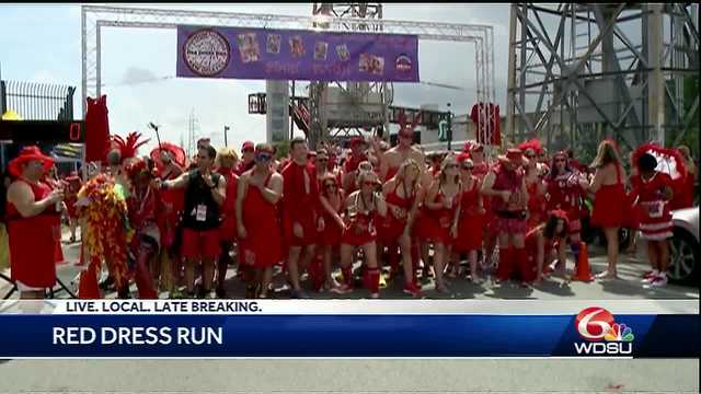 red dress day new orleans Red Dress Run
