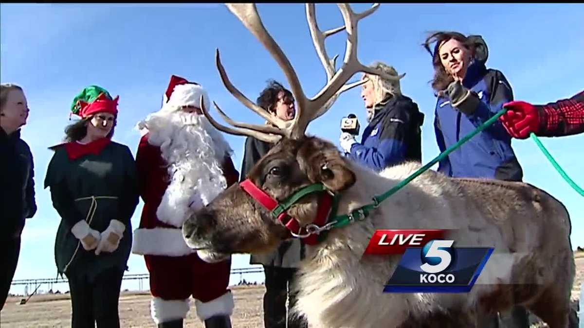 The Polar Express, Santa, reindeer visit KOCO 5