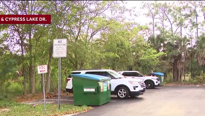 Deputies conduct death investigation in woods near Lee County Election Center off US-41