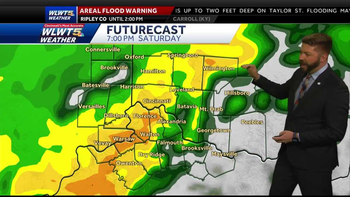 Heavy showers continue flood threat