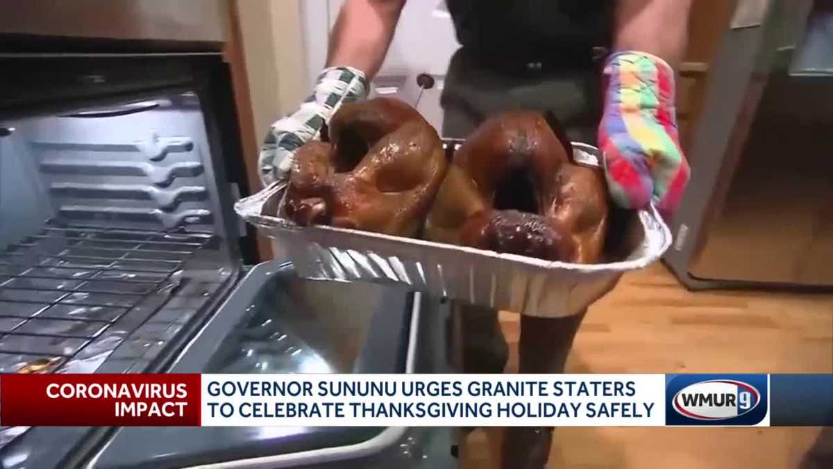 Sununu urges Granite Staters to celebrate Thanksgiving holiday safely