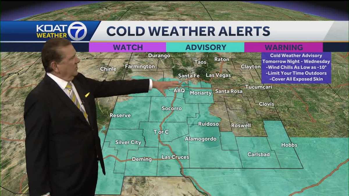 Winter storm begins to exit New Mexico