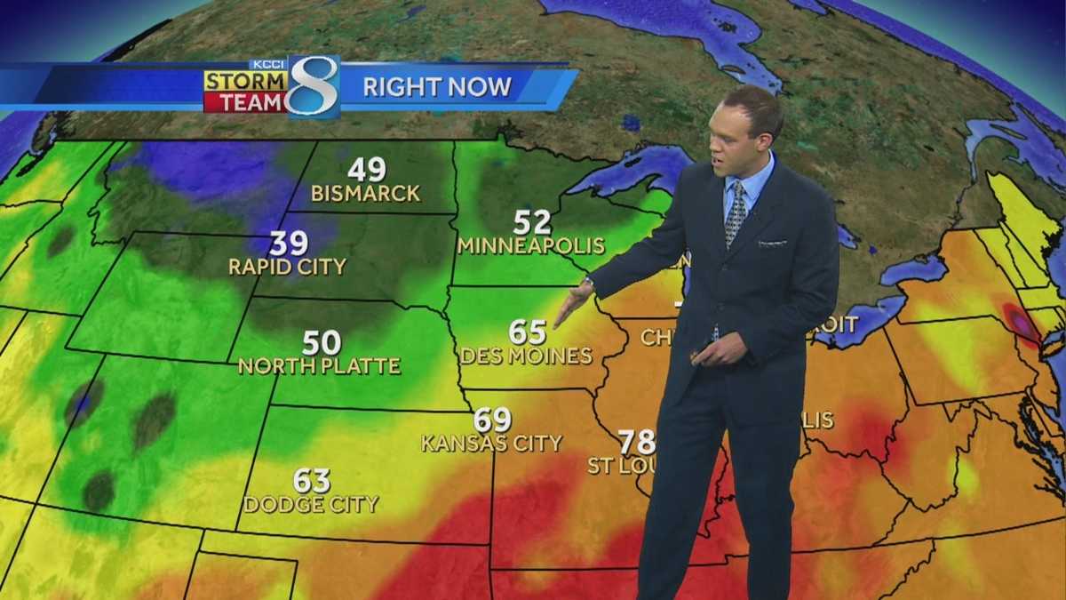 KCCI 8 noon video forecast