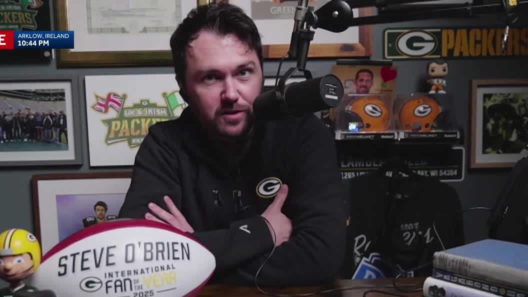 Popular Irish podcaster named Packers' nominee for international fan of the year