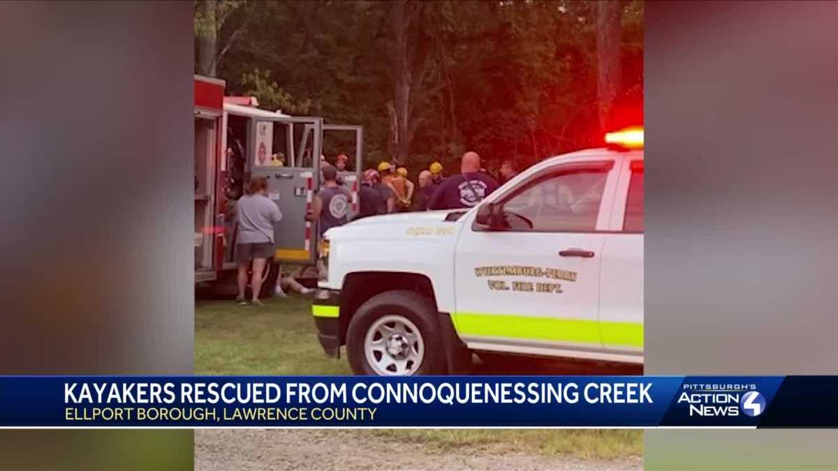 Teen kayakers rescued from Connoquenessing Creek