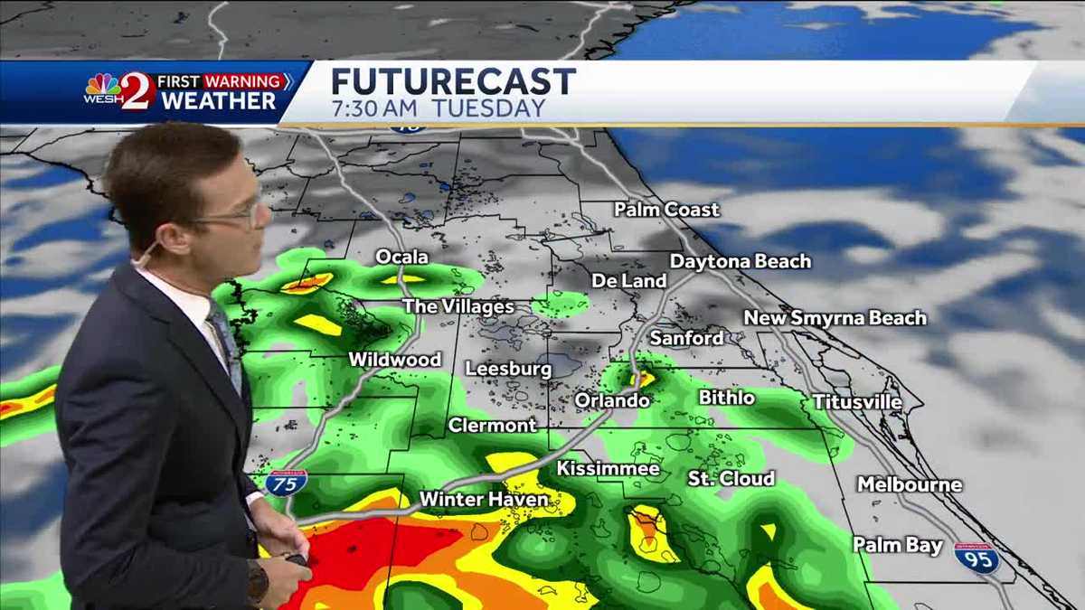 Central Florida to be soaked with rain this week
