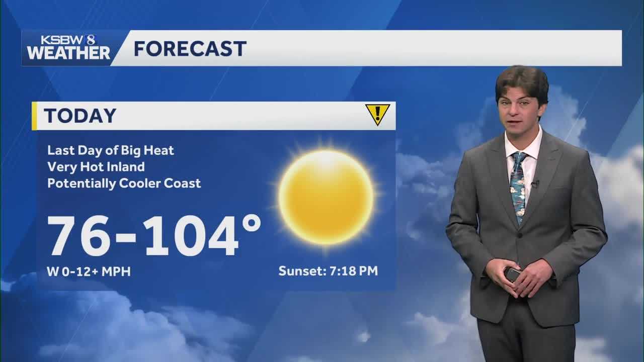 When the record breaking March heat may end