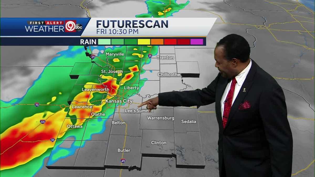KANSAS CITY WEATHER: Strong to severe storms possible later Friday