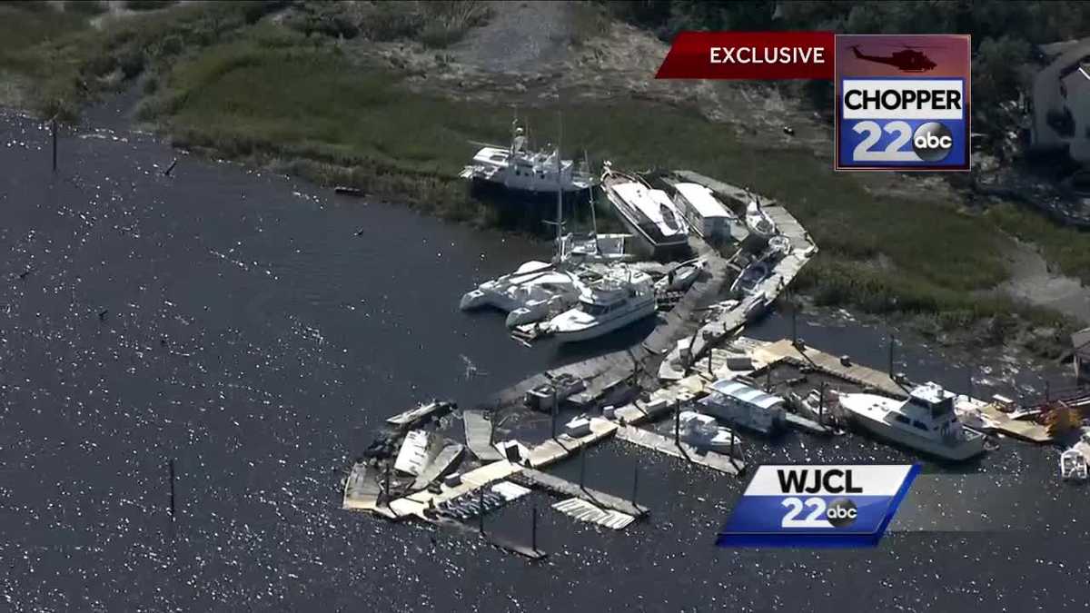 Exclusive video: Chopper 22 gives us aerial look of hurricane damage on Hilton Head Island