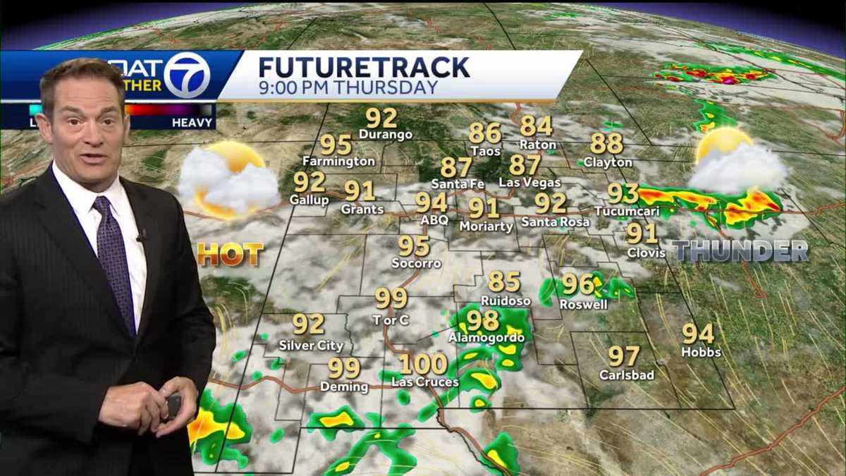 One more day with a chance of storms before weekend turns hot